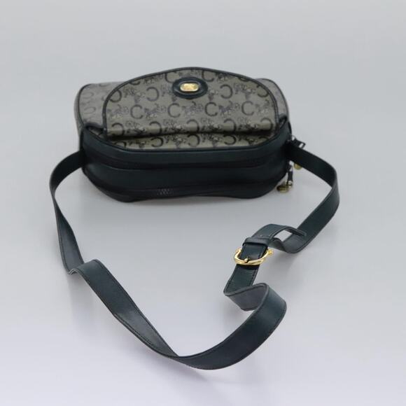 CELINE C Sulky Shoulder Bag Pvc Navy Gold - Picture 7 of 13